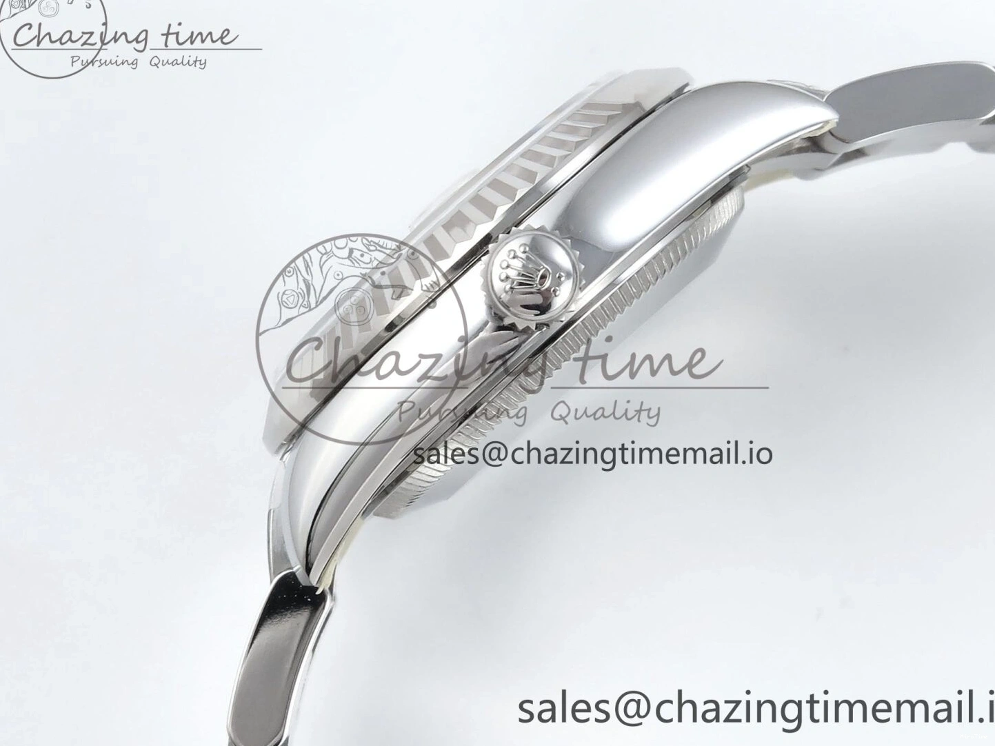 MiroTime 0518 EasyMatch DateJust 31 278274 ARF 1:1 Best Edition 904L Steel Gray Roman Diamonds Dial on SS Oyster Bracelet ETA 550